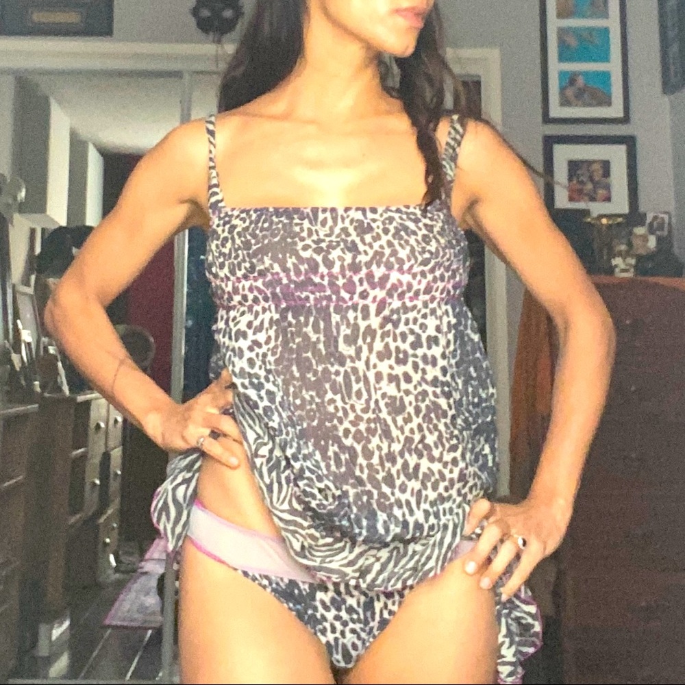 Intimissimi leopard print sexy camisole set